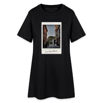 Vie Elche - Robe T-shirt Femme - noir - Devant