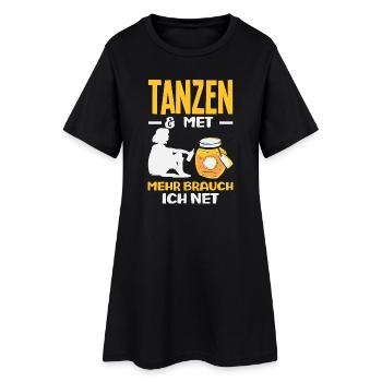 Dance - Women’s T-Shirt Dress - black - Front