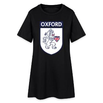 Écusson de la couronne du Lion avec Union Jack - Robe T-shirt Femme - noir - Devant