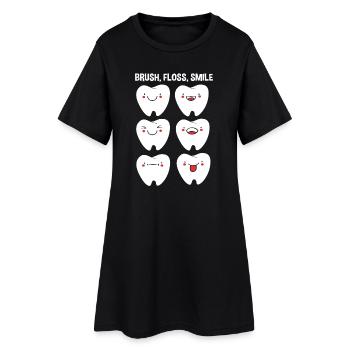 Receptionist Dentist - Women’s T-Shirt Dress - black - Front