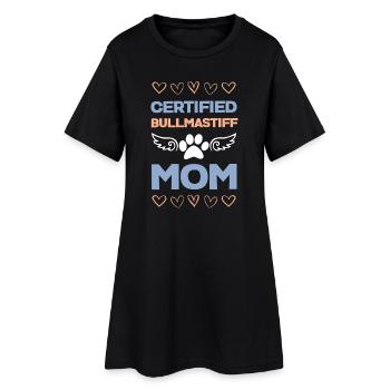 Certification Bullmastiff Mama - Robe T-shirt Femme - noir - Devant