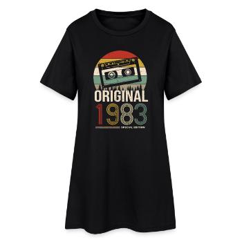 1983 anniversaire 1983 né en 1983 anniversaire - Robe T-shirt Femme - noir - Devant