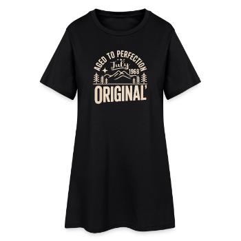 juillet 1968 – Légende des sommets et montagnes - Robe T-shirt Femme - noir - Devant