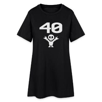 Birthday Alien - Robe T-shirt Femme - noir - Devant