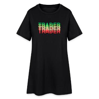 TRADER colorful - Women’s T-Shirt Dress - black - Front