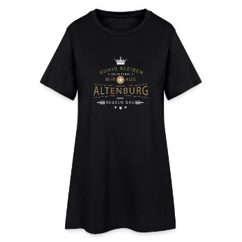 Altenburg cooles Souvenir und witziges Andenken - Frauen T-Shirt-Kleid - Schwarz - Vorne