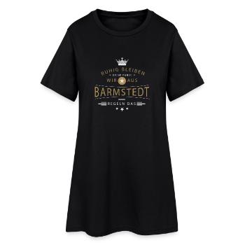 Barmstedt cooles Souvenir und witziges Andenken - Frauen T-Shirt-Kleid - Schwarz - Vorne