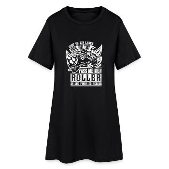 Leben nach dem Tod Roller - Frauen T-Shirt-Kleid - Schwarz - Vorne