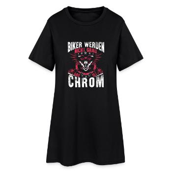 Moto - Robe T-shirt Femme - noir - Devant