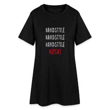 Hardstyle - Robe T-shirt Femme - noir - Devant