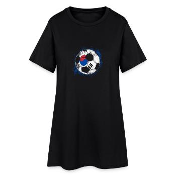Corée du Sud Corée Coupe du Monde maillot - Robe T-shirt Femme - noir - Devant