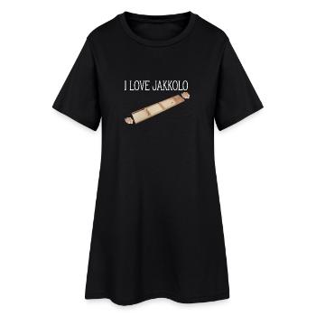 J'adore le jeu de palets de Jakkolo Sjoelbak - Robe T-shirt Femme - noir - Devant