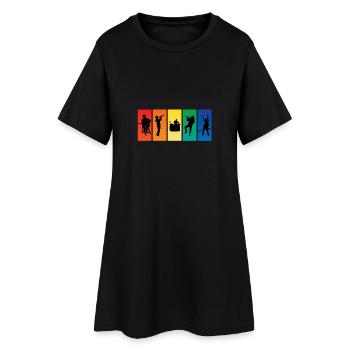 musicien - Robe T-shirt Femme - noir - Devant
