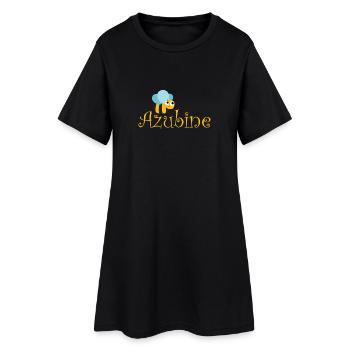 AZUBI Azubine, Azubiene Geschenk T-Shirt - Frauen T-Shirt-Kleid - Schwarz - Vorne