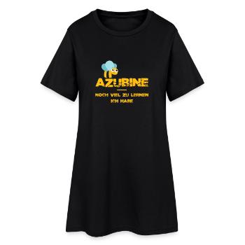 Azubiene Azubine Geschenkidee T-Shirt - Frauen T-Shirt-Kleid - Schwarz - Vorne