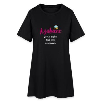 Azubiene Azubine 2018 - Frauen T-Shirt-Kleid - Schwarz - Vorne