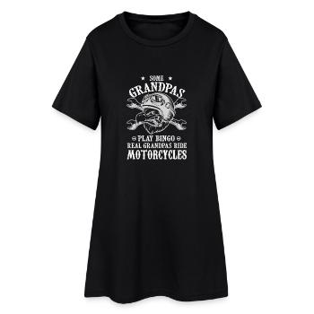 Certains grands-parents ... cadeau de moto grand-père - Robe T-shirt Femme - noir - Devant