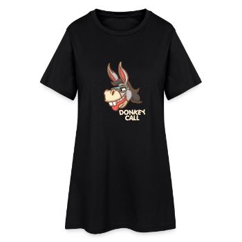 Donkey Call - Lunettes de soleil - Techno Donkey - Robe T-shirt Femme - noir - Devant