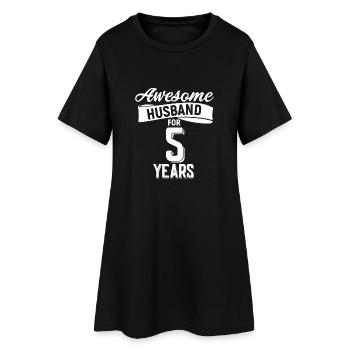 Meilleur mari - Robe T-shirt Femme - noir - Devant