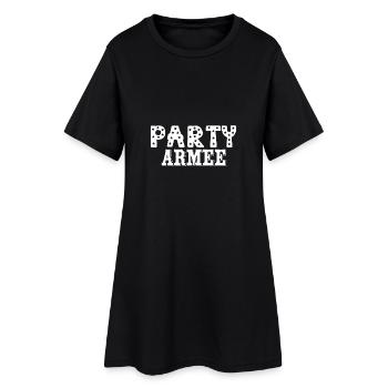 Party Army beau cadeau sympa - Robe T-shirt Femme - noir - Devant