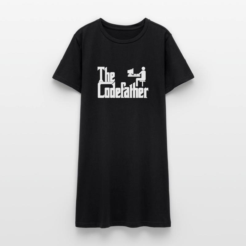 The Codefather Programmer PC Coding Gift Women’s T-Shirt Dress