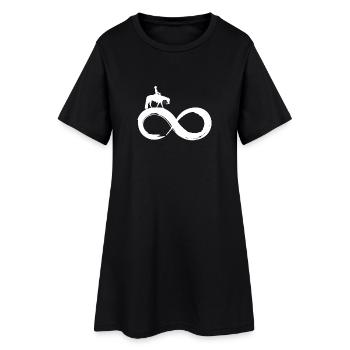 Infinity Pleasure Western Équitation - Robe T-shirt Femme - noir - Devant