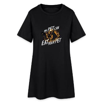Cadeau de t-shirt de drôles de serpents - Robe T-shirt Femme - noir - Devant
