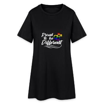 Proud to be different - Women’s T-Shirt Dress - black - Front