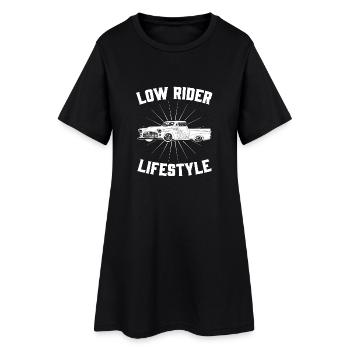 Mode de vie Low Rider - Robe T-shirt Femme - noir - Devant