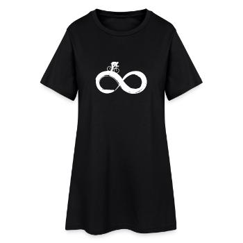 Vélo de route Infinity - Robe T-shirt Femme - noir - Devant