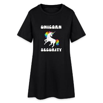 Unicorn Security - Women’s T-Shirt Dress - black - Front