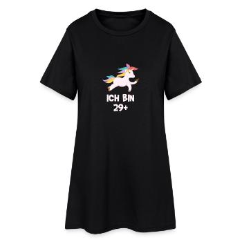 Ich bin 30 Jahre alt Geburtstag Einhorn Geschenk - Frauen T-Shirt-Kleid - Schwarz - Vorne