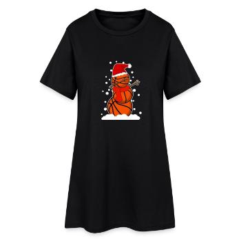 Dab Dabbing de basket-ball idée de cadeau de Noël - Robe T-shirt Femme - noir - Devant