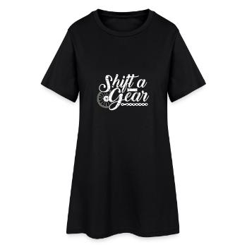 Moto disant Cross Racer sortie - Robe T-shirt Femme - noir - Devant
