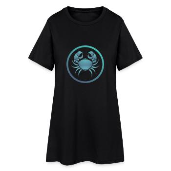Cancer du zodiaque - Robe T-shirt Femme - noir - Devant