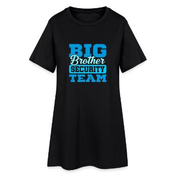 Big brother security TEAM - Women’s T-Shirt Dress - black - Front