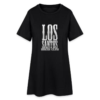 Los Santos Biker Club Shirt GTA - Women’s T-Shirt Dress - black - Front
