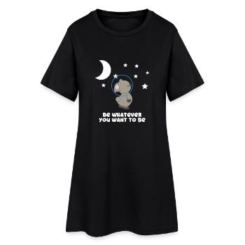 Koala - Koalas - Koala T-Shirt - Soyez vous - Robe T-shirt Femme - noir - Devant