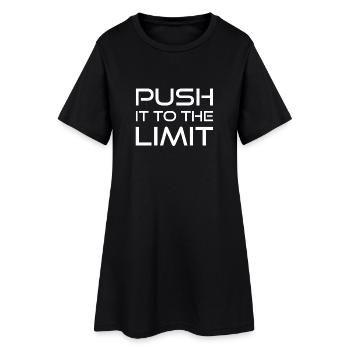 Sport Pompes jusqu’à la limite Musculaire extrême - Robe T-shirt Femme - noir - Devant