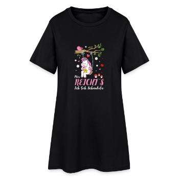 Donnez-moi un cadeau de licorne à bascule - Robe T-shirt Femme - noir - Devant