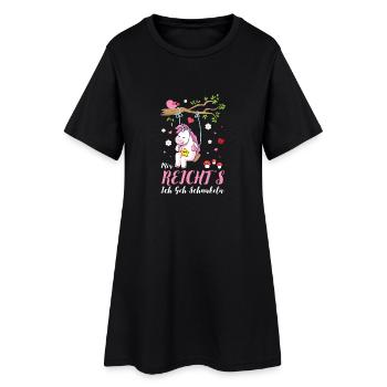 Donnez-moi un cadeau de licorne à bascule - Robe T-shirt Femme - noir - Devant