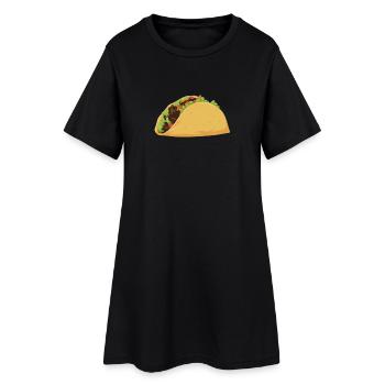 Tacos tacos mexicains fast food piquant espagnol - Robe T-shirt Femme - noir - Devant