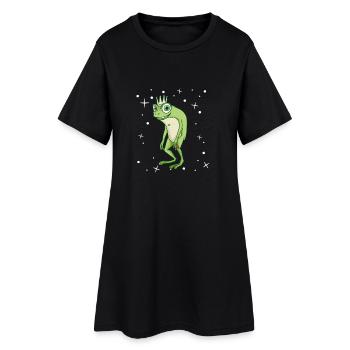 Frog Shirt Prince - Women’s T-Shirt Dress - black - Front