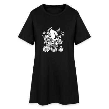 Diable avec des fleurs sait - Robe T-shirt Femme - noir - Devant