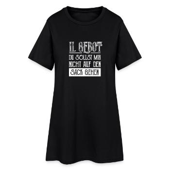 Bayern Bayrisch lustig Heimat Geschenk Geburtstag - Frauen T-Shirt-Kleid - Schwarz - Vorne