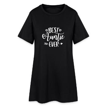 Best Auntie Ever - Best and Dearest Auntie of the Wel - Women’s T-Shirt Dress - black - Front