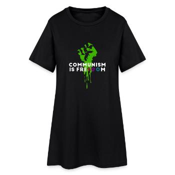 Le communisme est la liberté - Robe T-shirt Femme - noir - Devant