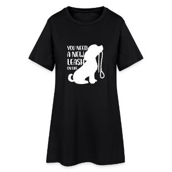 vous avez besoin d’une nouvelle laisse sur la vie Design - Robe T-shirt Femme - noir - Devant