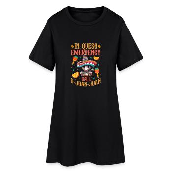 en urgence secondaire Conception pour un ambulancier - Robe T-shirt Femme - noir - Devant