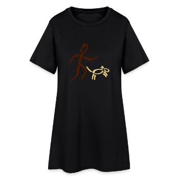 Agility - Robe T-shirt Femme - noir - Devant